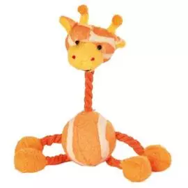 Игрушка веревочная Trixie с теннисным мячом для собак (набор из 4 шт)