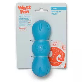 Игрушка West Paw Rumpus Zogoflex голубая для собак (16 см, Голубой)