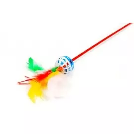 Игрушка Зооник Дразнилка с перьями для кошек (38 см, )
