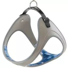 Эргономичная шлейка Ferplast Ergoflex P Fashion L (джинс) из высокотехнологичной резины для собак (30-38 х 53-61 х 4,5 см, Джинс)