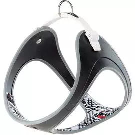 Эргономичная шлейка Ferplast Ergoflex P Fashion L (пираты) из высокотехнологичной резины для собак (30-38 х 53-61 х 4,5 см, Пираты)