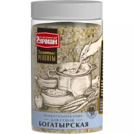 Каша Четвероногий Гурман Моментальная Богатырская для собак (300 г, )