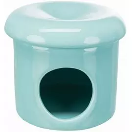 Керамический домик Trixie бирюза для мышей (12 х 10 см, Бирюза)