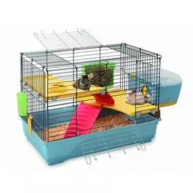 Клетка IMAC Benny 80 для грызунов (Д 80 х Ш 48,5 х В 60 см, Клубнично-красный)