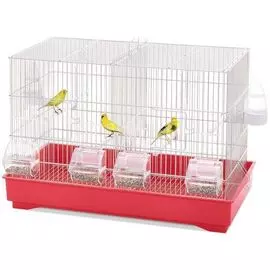 Клетка IMAC Cova 55 дымчато-красная для птиц (58 х 31 х 40 см, Красный)