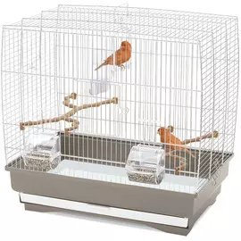 Клетка IMAC IRENE 3 для птиц (Д 51 х Ш 30 х В 48 см, Хром, темно-серый)