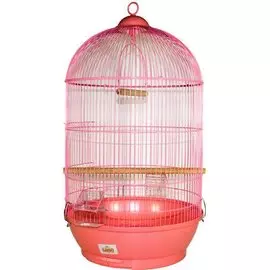 Клетка Kredo 330 круглая для птиц (d 40 x h 71 см Случайный цвет)
