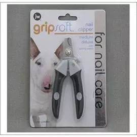 Когтерез JW Pet Grip Soft Medium Deluxe Nail Clipper средний с ограничителем для собак