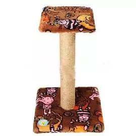Когтеточка-столб Зооник с полочкой