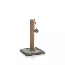 Когтеточка-столбик Beeztees Kali для кошек (25 х 25 х 42 см, Серый)