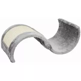 Когтеточка-волна Trixie серый/натуральный для кошек (29-18 х 50 cм, Серый/натуральный)