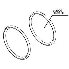Кольцо крышки ротора JBL ProFlow O-ring cover+hose connection (u2000)