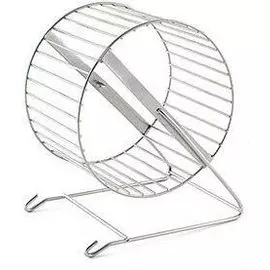 Колесо беговое Дарэлл D140 для грызунов с подставкой металлическое (14 см)