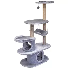 Комплекс-когтеточка Дарэлл "Серый кардинал" для мейнкунов (120 х 47 х 168 см)