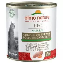 Консервы Almo Nature Classic с курицей и креветками для взрослых кошек (280 г, )