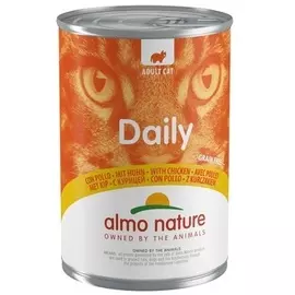 Консервы Almo Nature Daily Menu - Chicken Меню с Курицей для кошек (400 г, Курица)