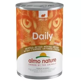 Консервы Almo Nature Daily Menu - Veal Меню с Телятиной для кошек (400 г, Телятина)