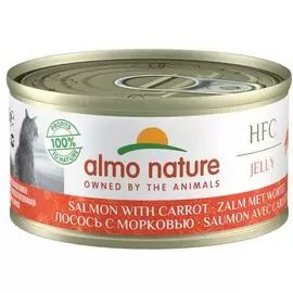 Консервы Almo Nature Legend Лосось и морковь для взрослых кошек (70 г, Лосось и морковь)