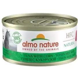 Консервы Almo Nature Legend Тунец и сладкая кукуруза для взрослых кошек (70 г, Тунец и сладкая кукуруза)
