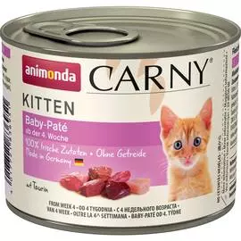 Консервы Animonda Carny Kitten Baby-Pate паштет котят 200 г (200 г, )