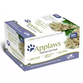Консервы Applaws Cat Chicken Selection MP набор Куриное ассорти для кошек (8 шт по 60 г, Куриное ассорти)