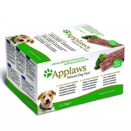 Консервы Applaws Dog Pate MP Country Selection Chicken, Lamb, Salmon Курица, Ягненок, Лосось набор для собак (750 г, Курица, ягненок и лосось)