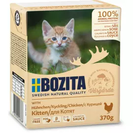 Консервы Bozita Tetra CiS Kitten кусочки в соусе для котят (370 г, Олень)