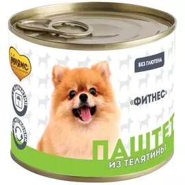 Консервы Мнямс Фитнес паштет из телятины для собак (200 г)