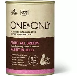 Консервы One &amp; Only Sensitive Formula с кроликом для собак (400 г, Кролик)