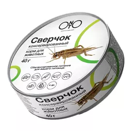 Консервы ONTO цельные сверчки для животных (40 г)