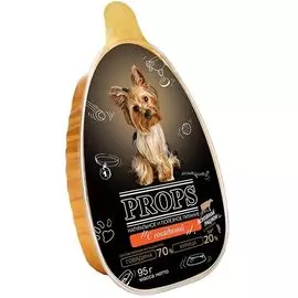 Консервы PROPS в ламистере для собак (95 г, Курица)