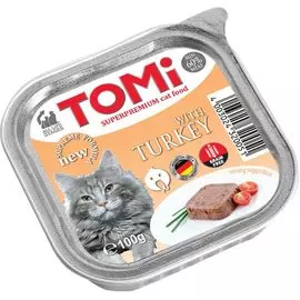 Консервы Tomi с индейкой для кошек (100 г)