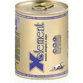 Консервы X-Element мясное ассорти в соусе для собак (340 г, Мясное ассорти)