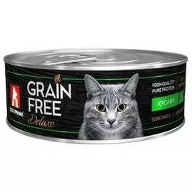 Консервы Зоогурман Grain Free Кролик для кошек (100 г, Кролик)