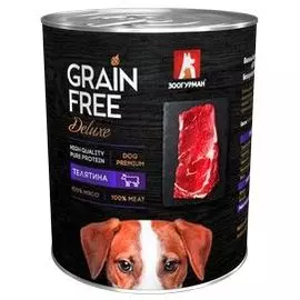 Консервы Зоогурман Grain Free Телятина для собак (350 г, Телятина)