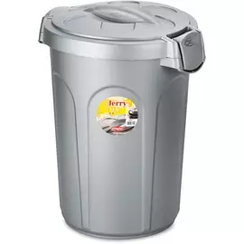 Контейнер Stefanplast Jerry серебряный для корма (23 л: 37 x 32 x 46 см, Серебряный)