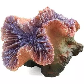 Коралл Laguna Каталофиллия фиолетовая искусственный для аквариума (80 х 70 х 70 мм)