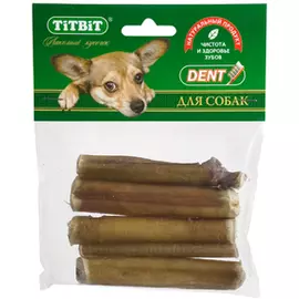 Корень бычий резаный TiTBiT в мягкой упаковке для собак (50 г)