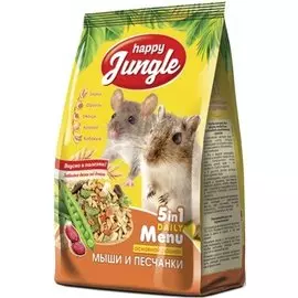 Корм Happy Jungle для мышей и песчанок (400 г, )