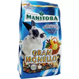 Корм Manitoba Gran Monello питательный для кроликов (1кг, Фрукты, Овощи)