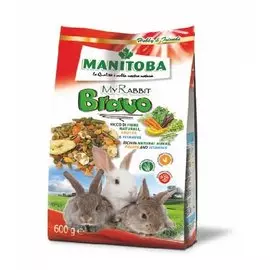Корм Manitoba My Rabbit Bravo для карликовых кроликов (600 г)