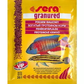 Корм Sera Granured для плотоядных цихлид в гранулах (20 г)