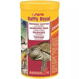 Корм Sera Raffy Royal для водяных черепах и хищных рыб 1 л (1 л)