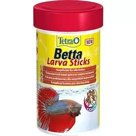 Корм Tetra Betta Larva Sticks в форме мотыля для петушков и других лабиринтовых рыб (100 мл)