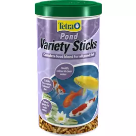 Корм Tetra Pond Variety Sticks для прудовых рыб, 3 вида палочек (25 л)