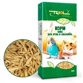 Корм Triol Standard Овёс для птиц и грызунов 500 г (500 г, )