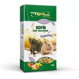 Корм Triol Standard с фруктами для грызунов 500 г (500 г, )