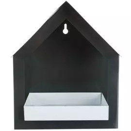 Кормушка Trixie антрацит-белый настенная для птиц (400 мл/19 х 23 х 12 см, антрацит/белый)