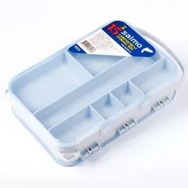 Коробка Salmo Hard Lures Special рыболовная двухстороняя (20 x 12,5 x 3,8 см, Белый, прозрачный)