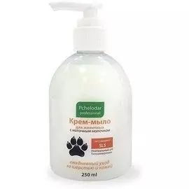 Крем-мыло Пчелодар с маточным молочком для лап животных 250 мл (200 мл)